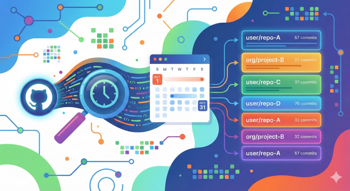 How to Query GitHub for User Contributions in a Specific Timeframe