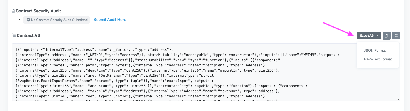 Download the ABI from Etherscan